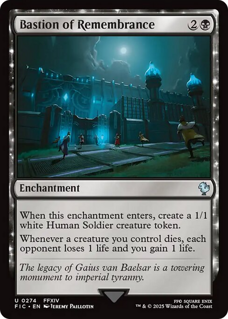 Bastion of Remembrance [FINAL FANTASY Commander] | Card Citadel