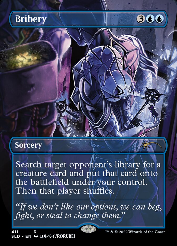 Bribery (Borderless) [Secret Lair Drop Series] | Card Citadel