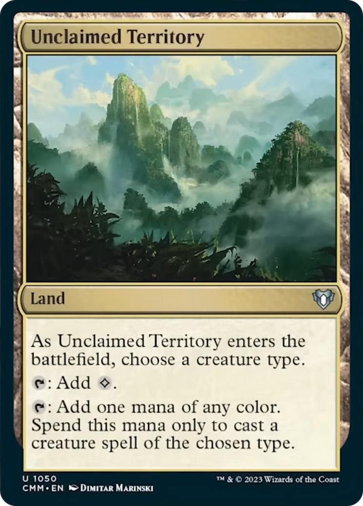 Unclaimed Territory [Commander Masters] | Card Citadel