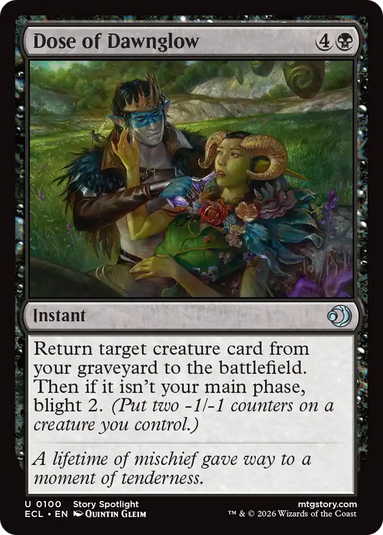Dose of Dawnglow [Lorwyn Eclipsed] | Card Citadel