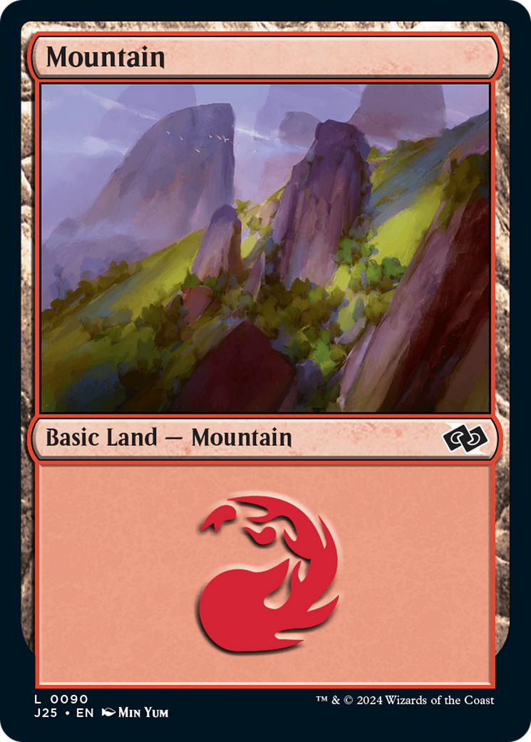 Mountain (90) [Foundations Jumpstart] | Card Citadel