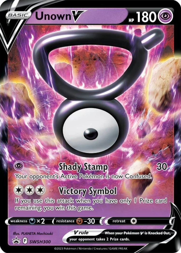 Unown V (SWSH300) [Sword & Shield: Black Star Promos] | Card Citadel