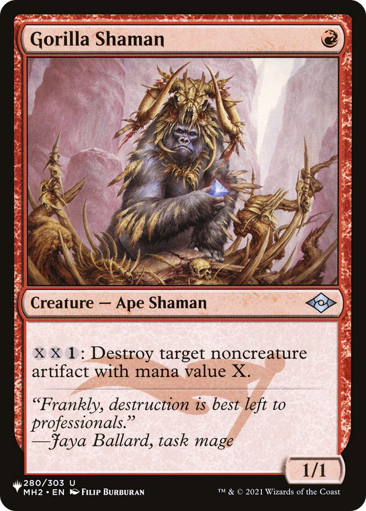 Gorilla Shaman [The List Reprints] | Card Citadel