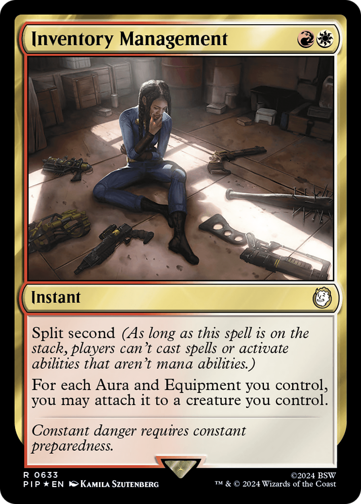 Inventory Management (Surge Foil) [Fallout] | Card Citadel