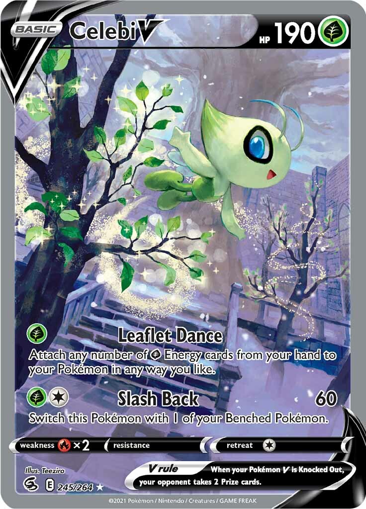 Celebi V (245/264) [Sword & Shield: Fusion Strike] | Card Citadel