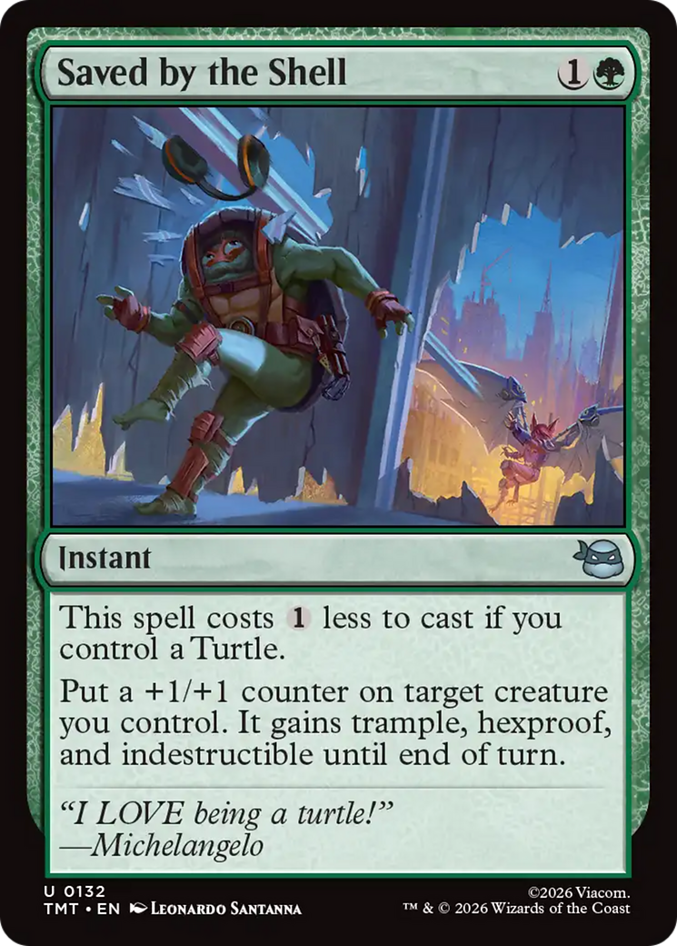Saved by the Shell [Teenage Mutant Ninja Turtles] | Card Citadel