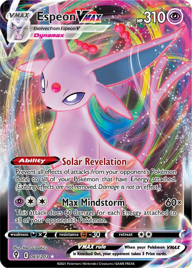 Espeon VMAX (065/203) [Sword & Shield: Evolving Skies] | Card Citadel