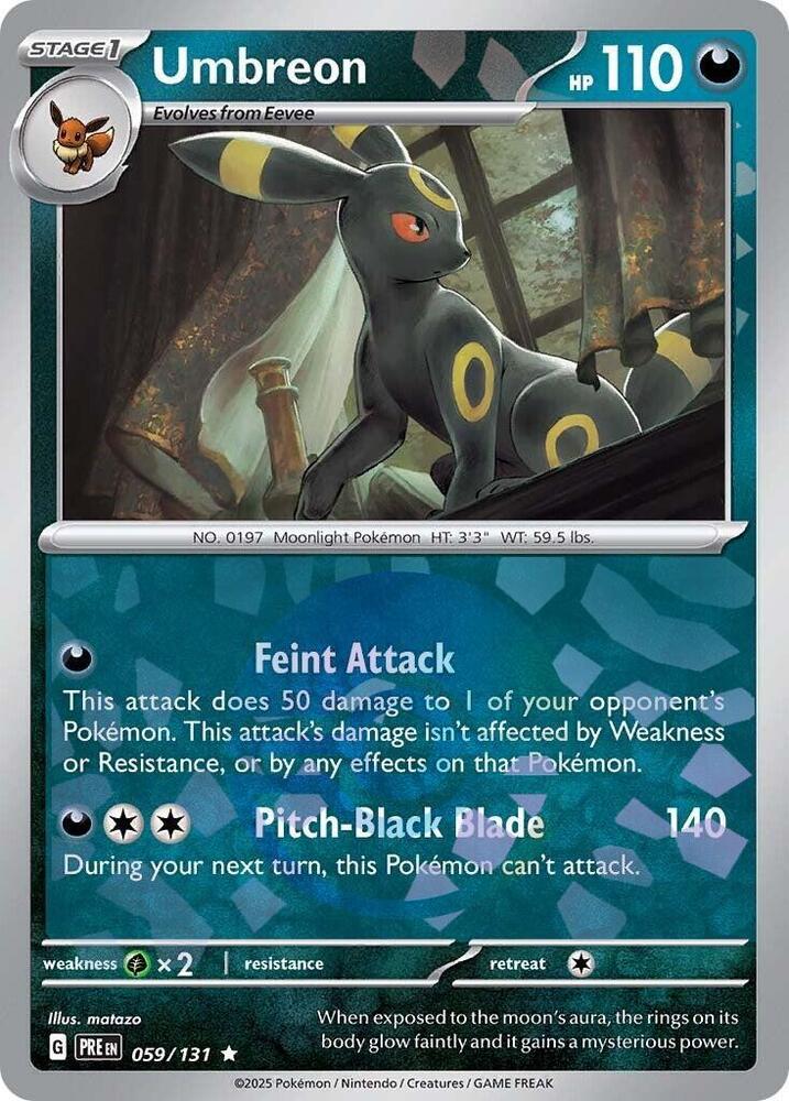 Umbreon (059/131) (Poke Ball Pattern) [Scarlet & Violet: Prismatic Evolutions] | Card Citadel