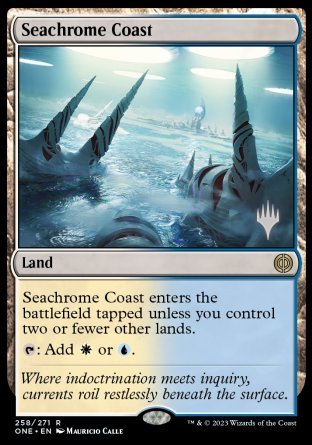 Seachrome Coast (Promo Pack) [Phyrexia: All Will Be One Promos] | Card Citadel