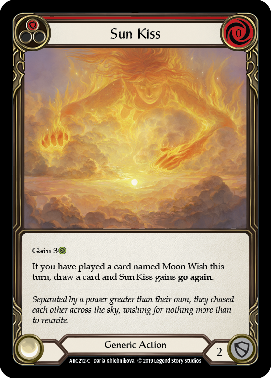Sun Kiss (Red) [ARC212-C] (Arcane Rising)  1st Edition Normal | Card Citadel