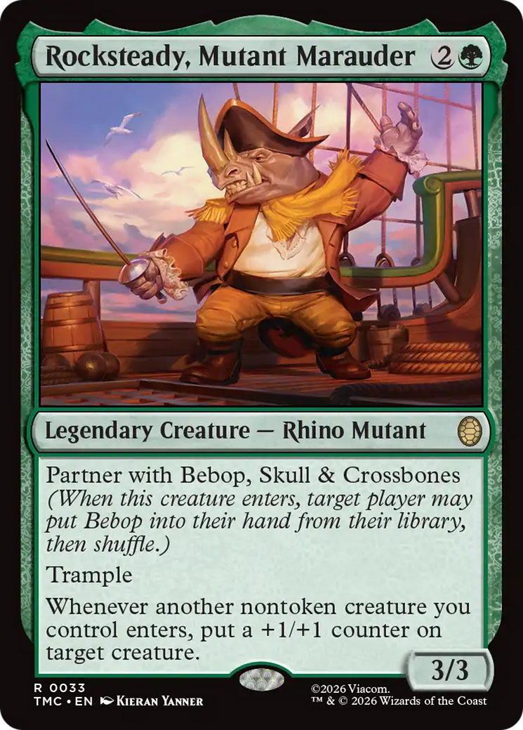 Rocksteady, Mutant Marauder [Teenage Mutant Ninja Turtles Commander] | Card Citadel