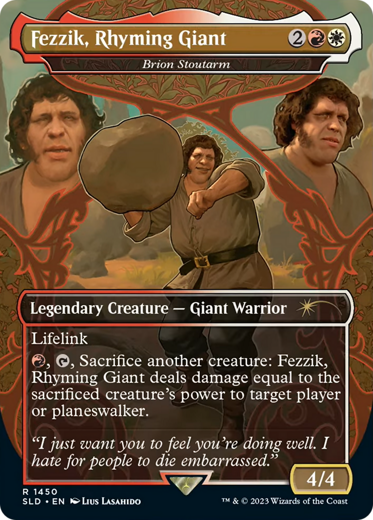 Fezzik, Rhyming Giant - Brion Stoutarm [Secret Lair Drop Series] | Card Citadel