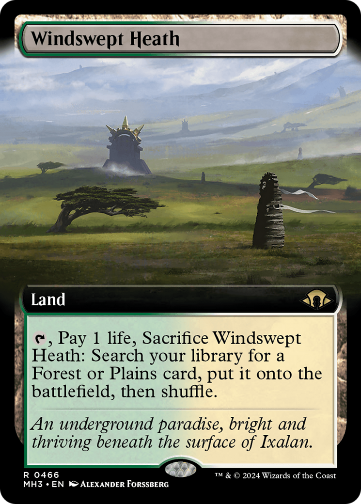 Windswept Heath (Extended Art) [Modern Horizons 3] | Card Citadel