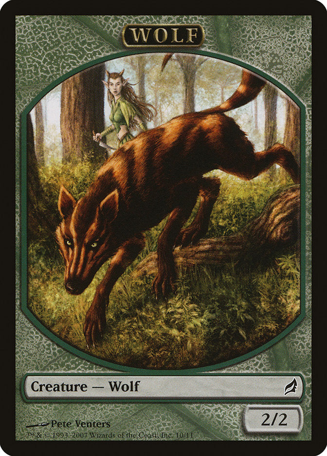 Wolf Token [Lorwyn Tokens] | Card Citadel