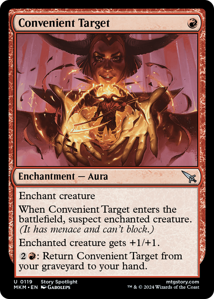 Convenient Target [Murders at Karlov Manor] | Card Citadel