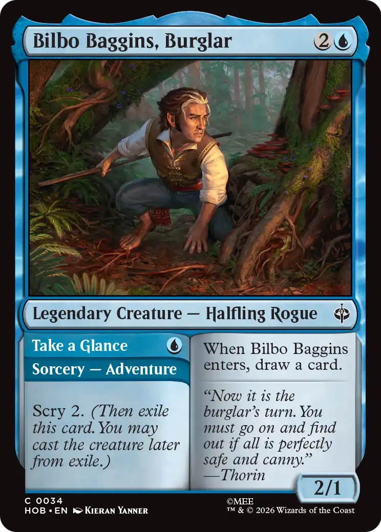Bilbo Baggins, Burglar [The Hobbit] | Card Citadel