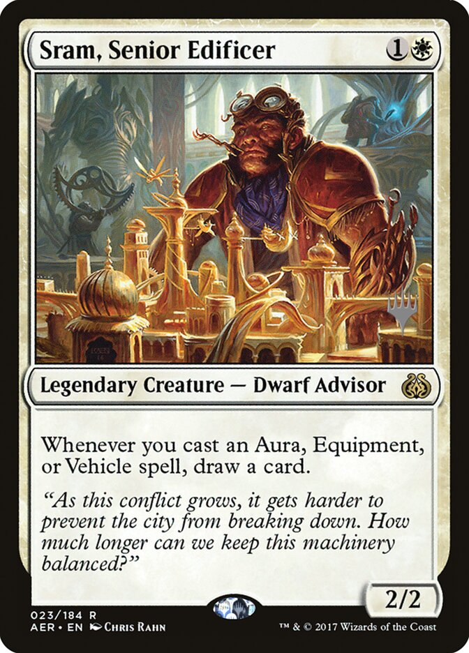 Sram, Senior Edificer [Aether Revolt Promos] | Card Citadel