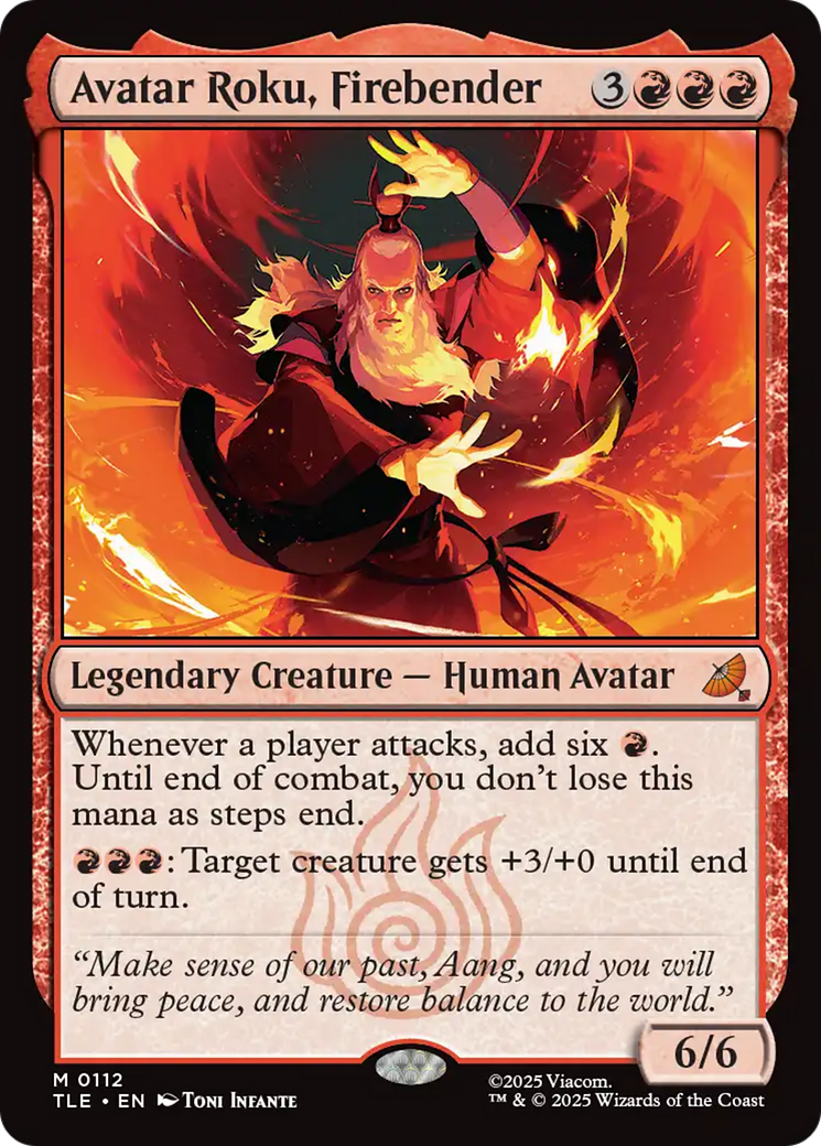 Avatar Roku, Firebender [Avatar: The Last Airbender: Eternal-Legal] | Card Citadel