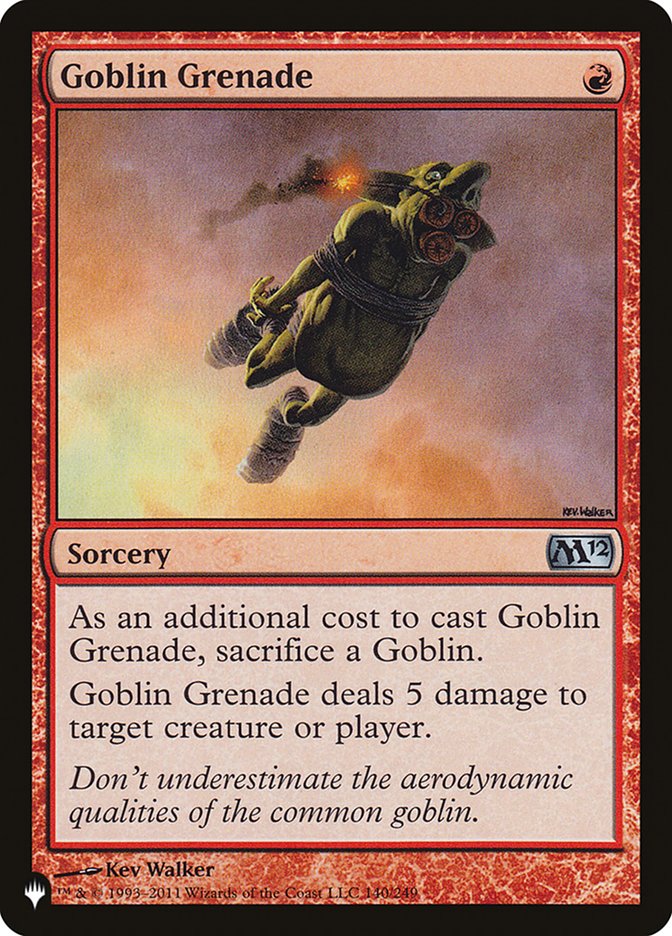 Goblin Grenade [The List] | Card Citadel