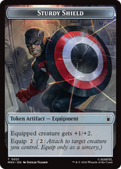 The Tiger God // Sturdy Shield Double-Sided Token [Marvel Super Heroes Tokens] | Card Citadel