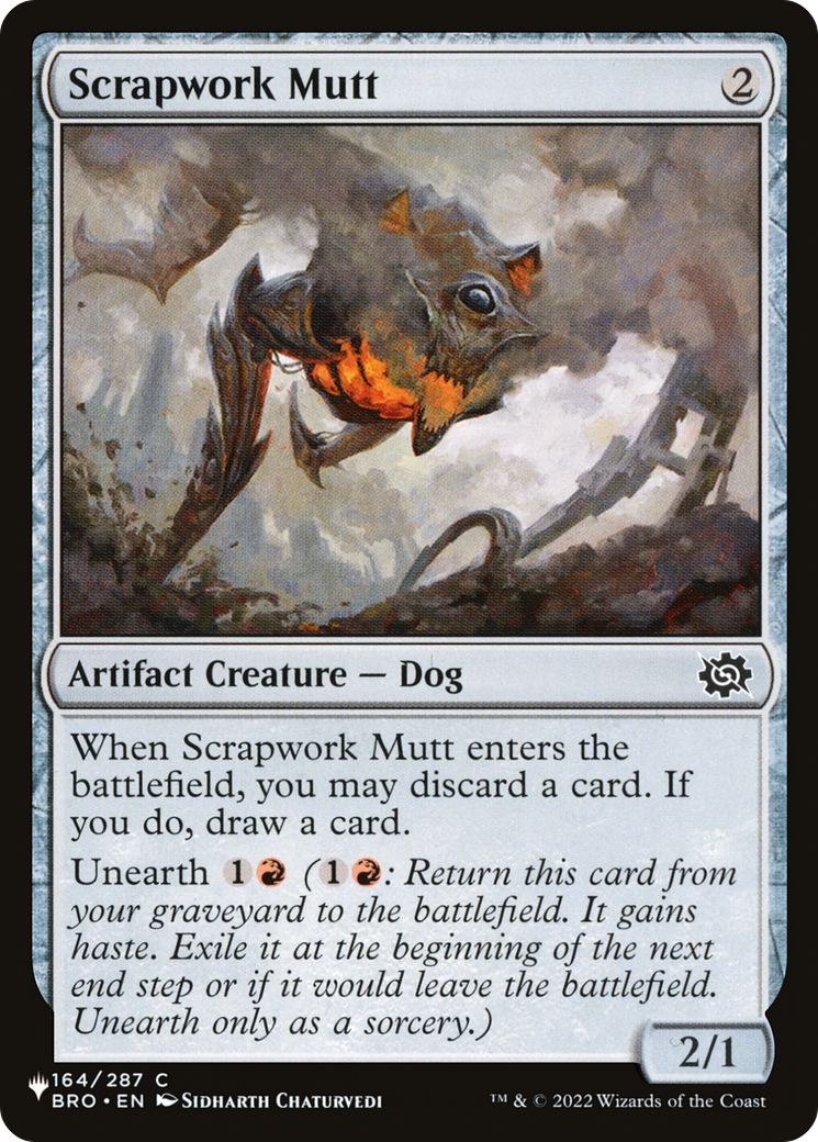 Scrapwork Mutt [The List Reprints] | Card Citadel