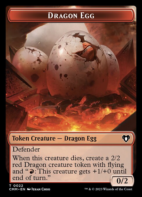 City's Blessing // Dragon Egg Double-Sided Token [Commander Masters Tokens] | Card Citadel