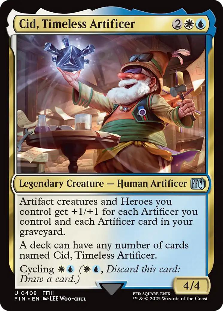 Cid, Timeless Artificer (0408) [FINAL FANTASY] | Card Citadel