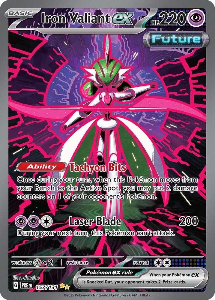 Iron Valiant ex (157/131) [Scarlet & Violet: Prismatic Evolutions] | Card Citadel