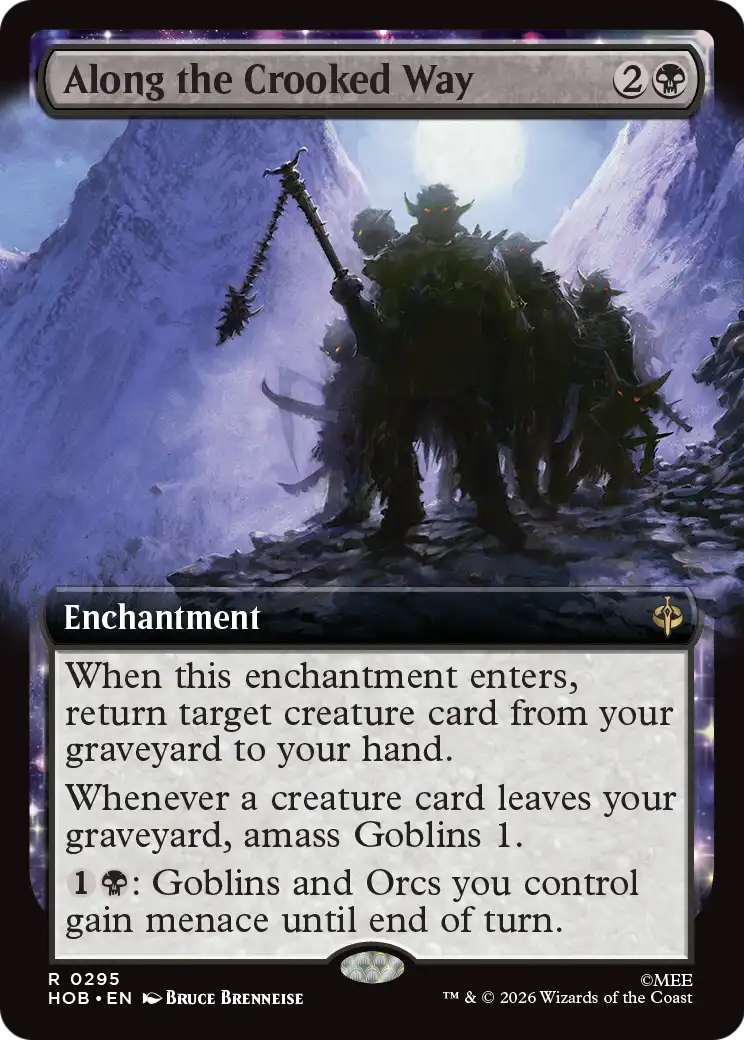Along the Crooked Way (Extended Art) [The Hobbit] | Card Citadel