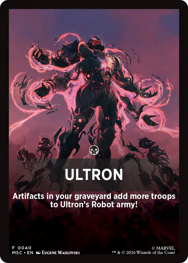 Ultron Theme Card [Marvel Super Heroes Commander] | Card Citadel
