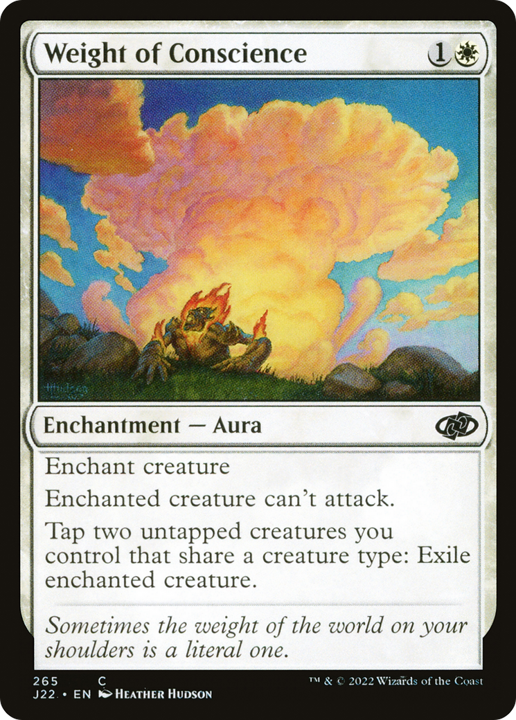 Weight of Conscience [Jumpstart 2022] | Card Citadel