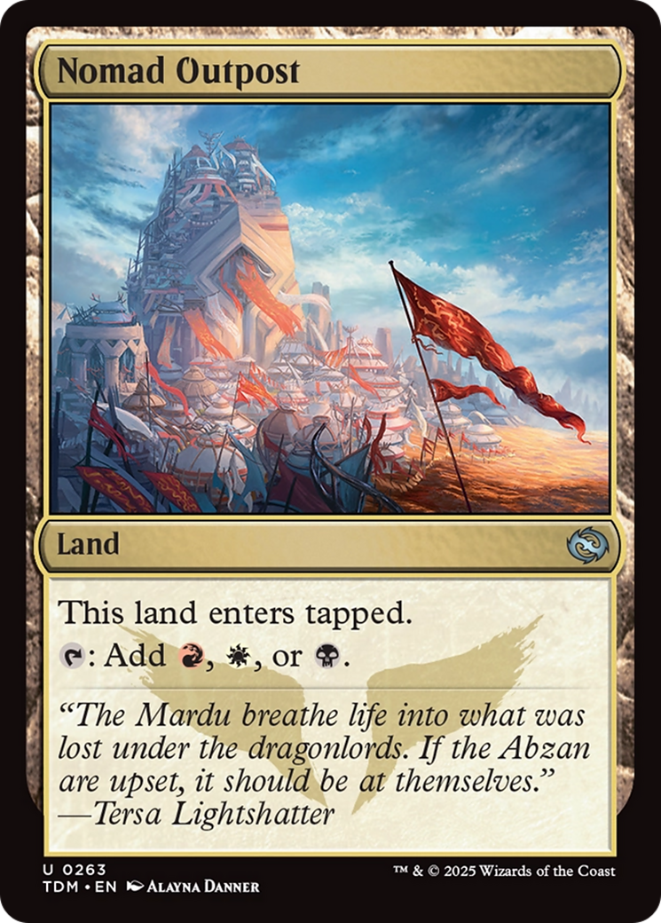 Nomad Outpost [Tarkir: Dragonstorm] | Card Citadel