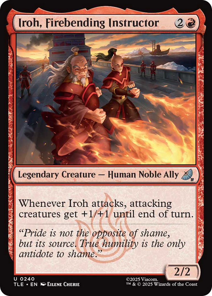 Iroh, Firebending Instructor [Avatar: The Last Airbender: Eternal-Legal] | Card Citadel
