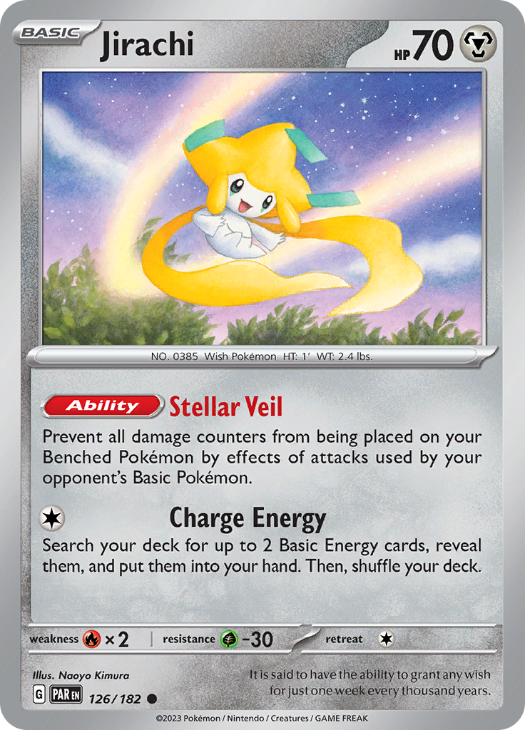 Jirachi (126/182) [Scarlet & Violet: Paradox Rift] | Card Citadel