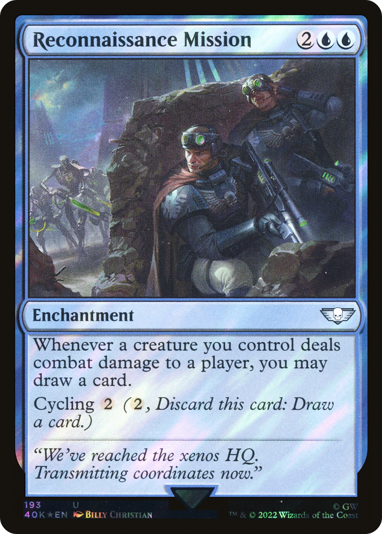 Reconnaissance Mission (Surge Foil) [Marvel Super Heroes Commander] | Card Citadel