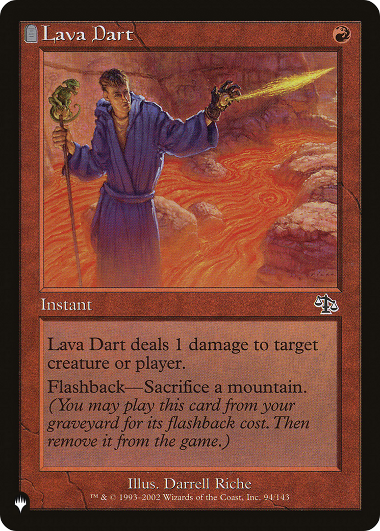 Lava Dart [The List Reprints] | Card Citadel