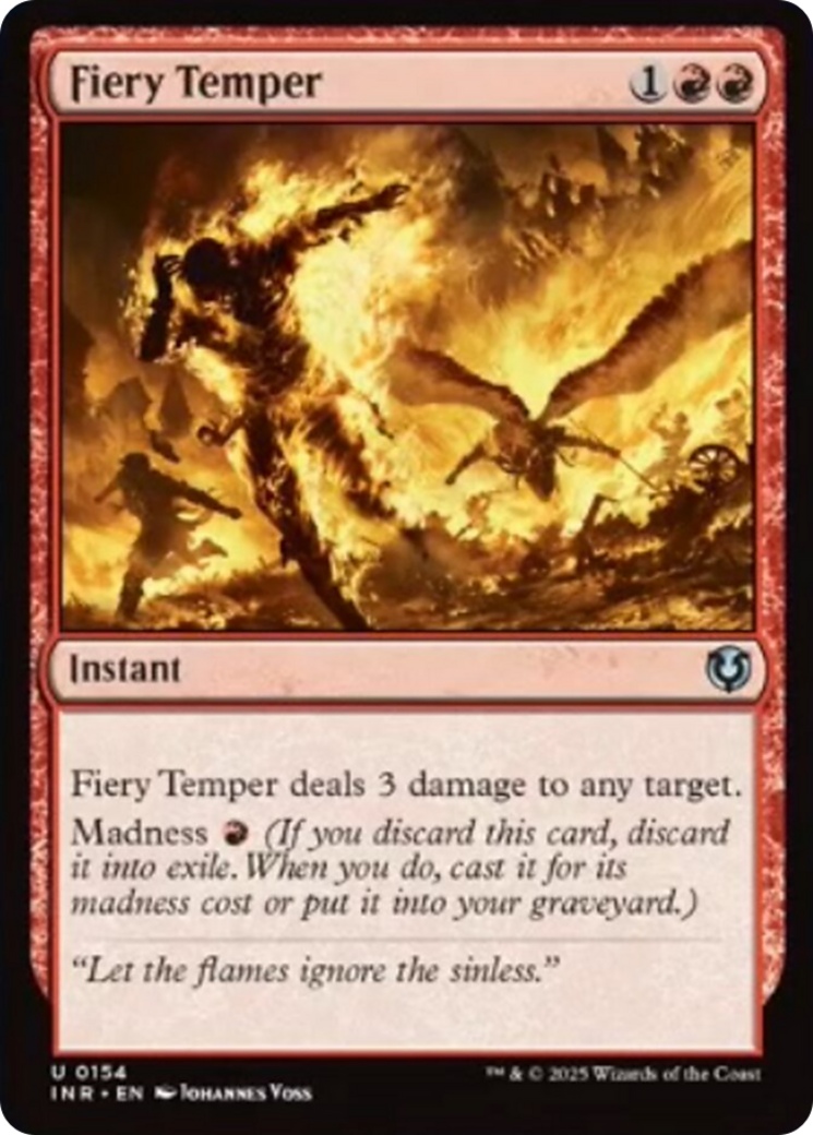 Fiery Temper [Innistrad Remastered] | Card Citadel