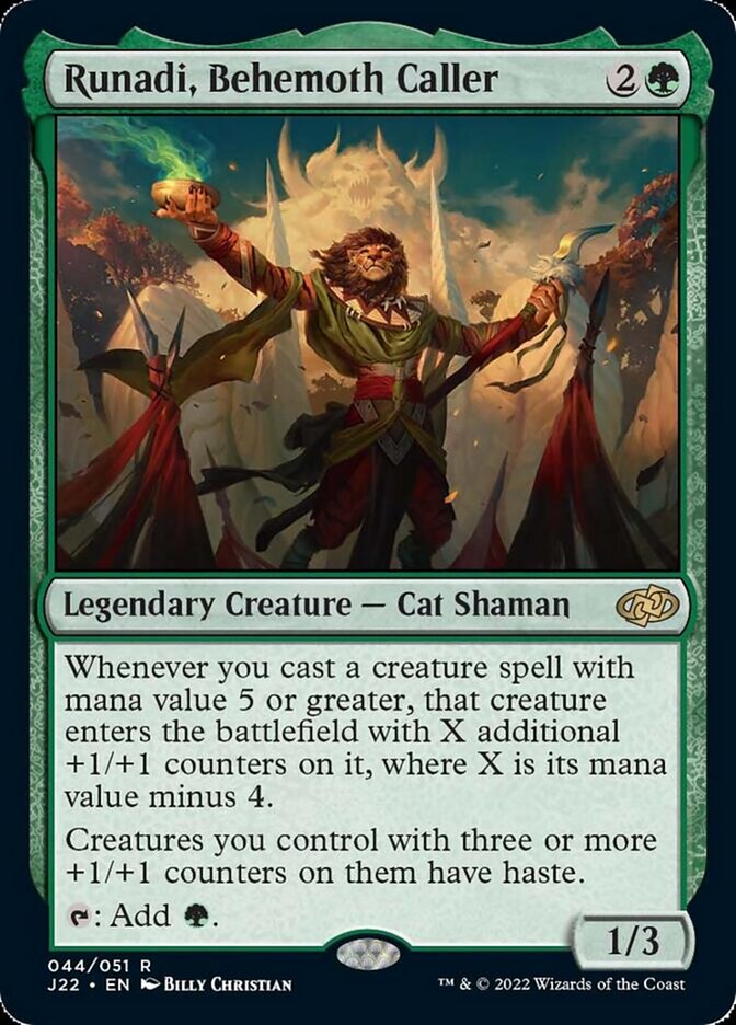 Runadi, Behemoth Caller [Jumpstart 2022] | Card Citadel
