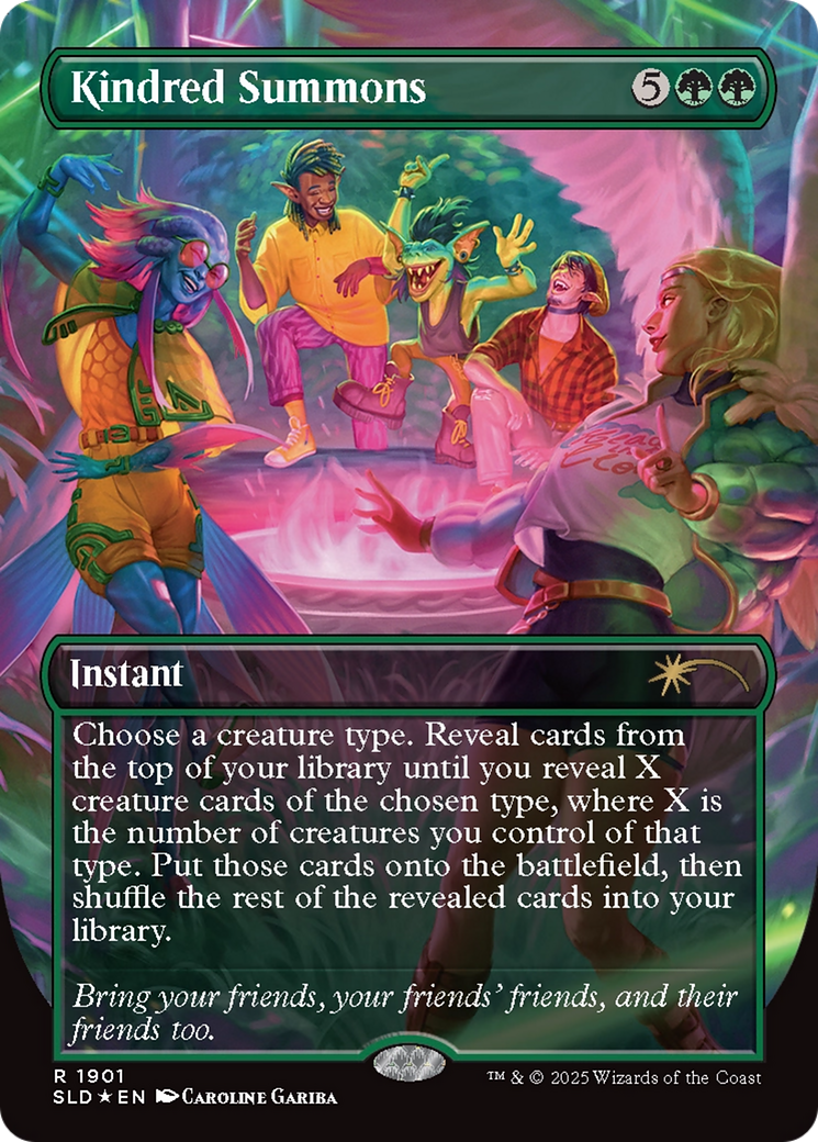 Kindred Summons (Double Rainbow Foil) [Secret Lair Drop Series] | Card Citadel