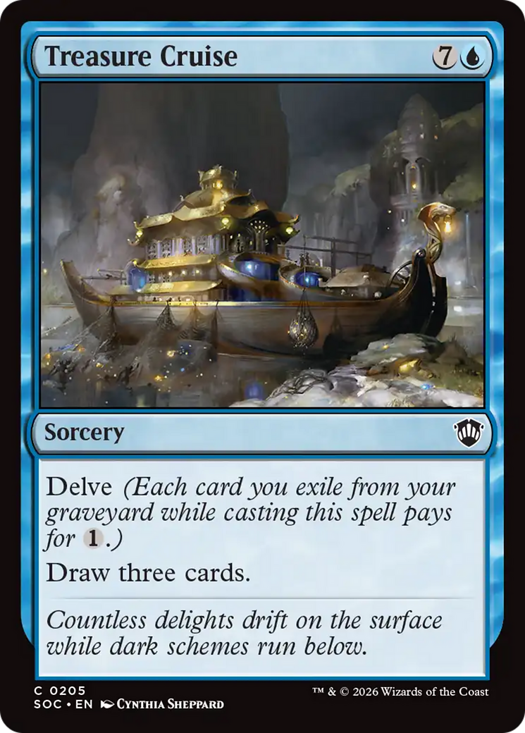 Treasure Cruise [Secrets of Strixhaven Commander] | Card Citadel