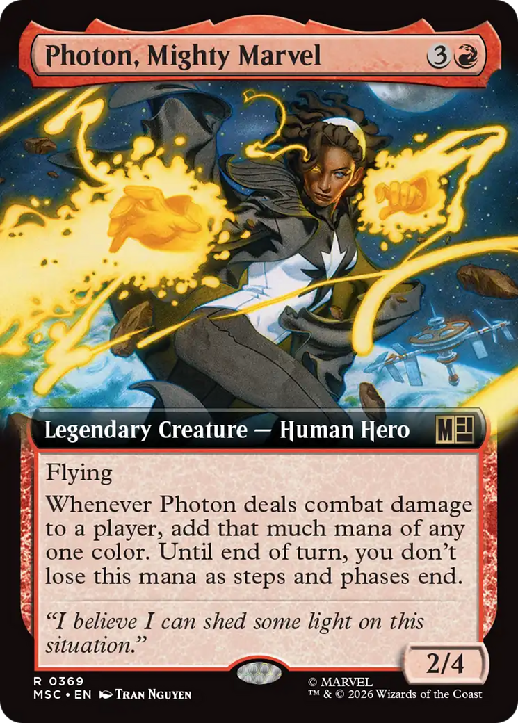 Photon, Mighty Marvel (Extended Art) [Marvel Super Heroes Commander] | Card Citadel