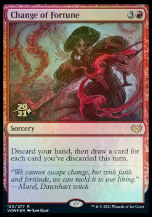 Change of Fortune [Innistrad: Crimson Vow Prerelease Promos] | Card Citadel