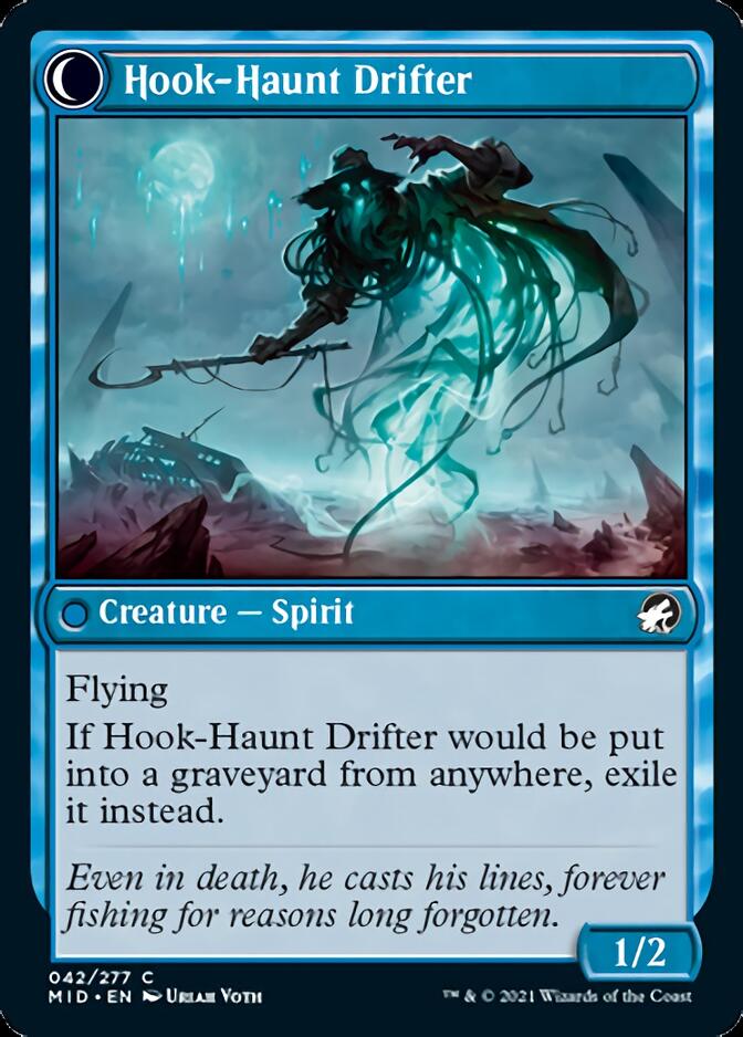 Baithook Angler // Hook-Haunt Drifter [Innistrad: Midnight Hunt] | Card Citadel