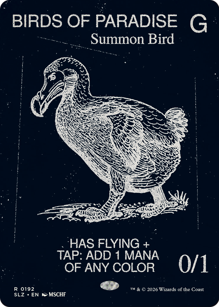 Birds of Paradise (0192) [Secret Lair x MSCHF: The Zeta Set] | Card Citadel