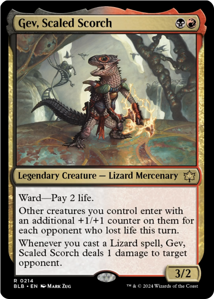 Gev, Scaled Scorch [Bloomburrow] | Card Citadel