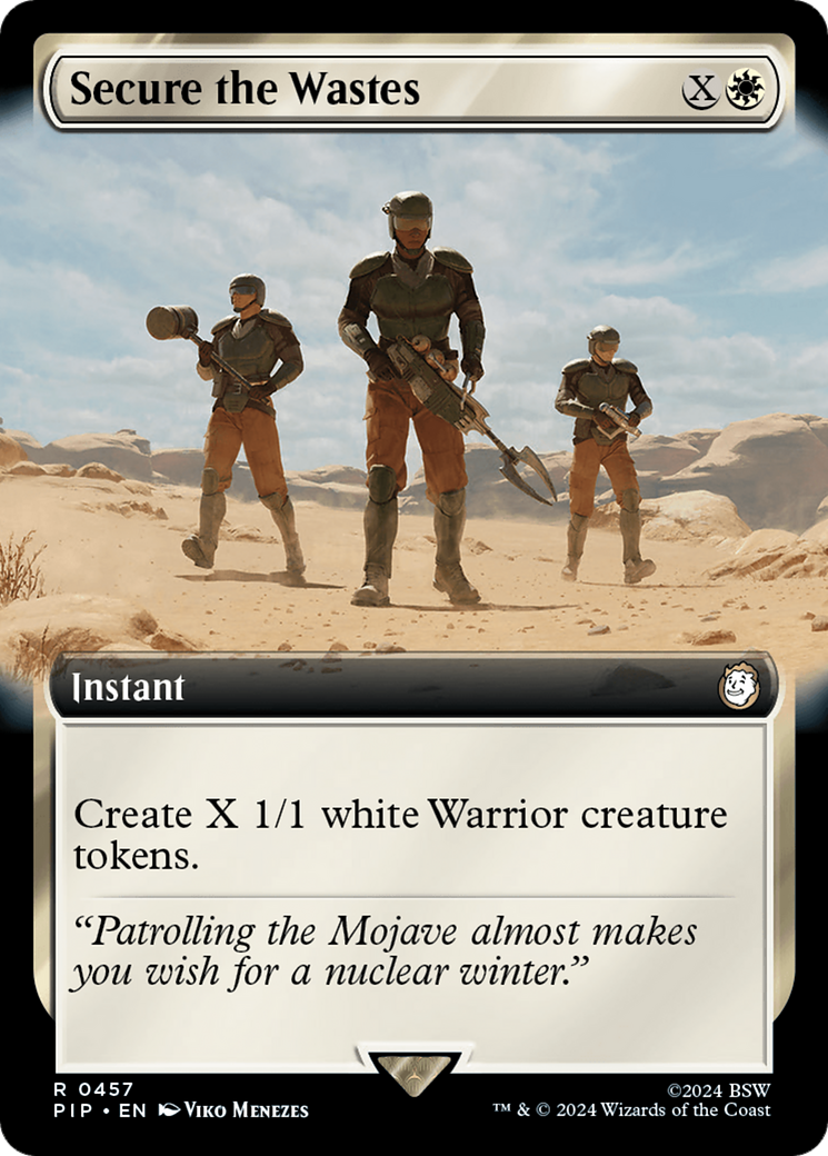 Secure the Wastes (Extended Art) [Fallout] | Card Citadel