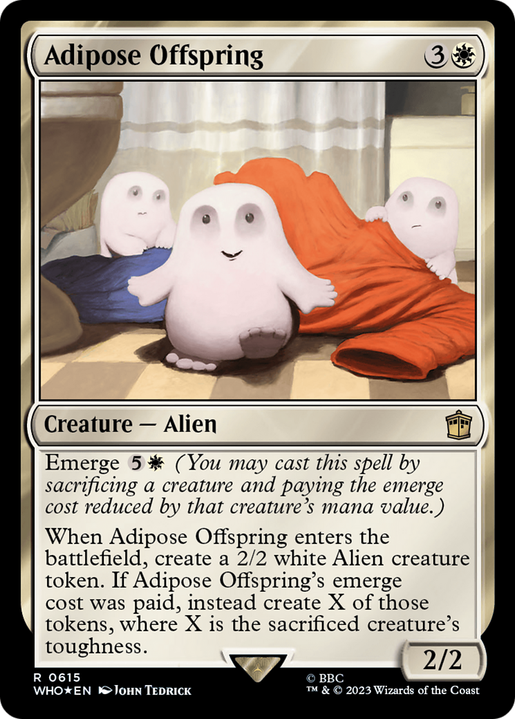 Adipose Offspring (Surge Foil) [Doctor Who] | Card Citadel