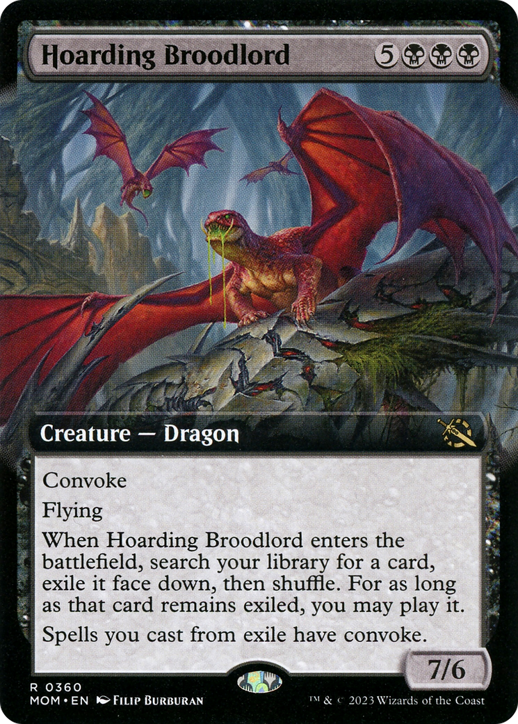 Hoarding Broodlord (Extended Art) [March of the Machine] | Card Citadel