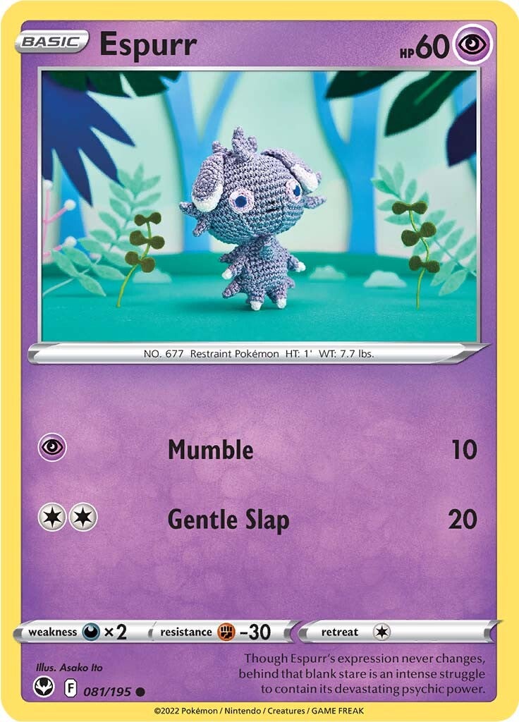 Espurr (081/195) [Sword & Shield: Silver Tempest] | Card Citadel