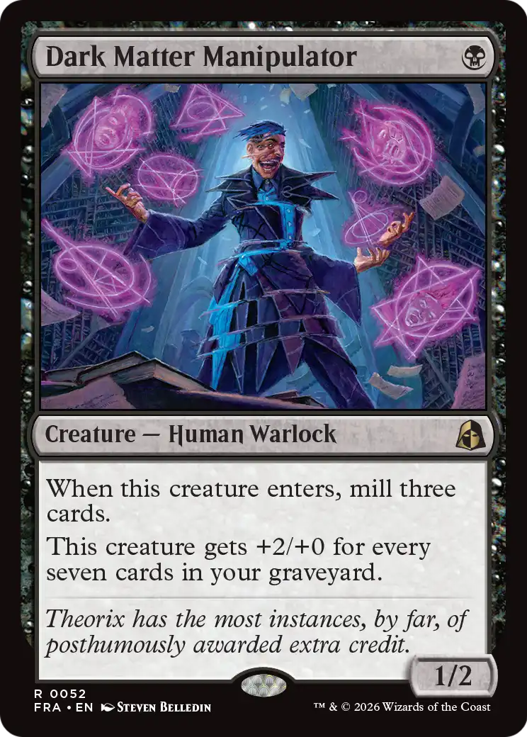 Dark Matter Manipulator [Reality Fracture] | Card Citadel